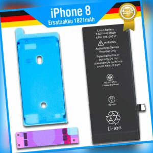 Ersatz Akku für Original Apple iPhone 8 - 1821mAh Accu Battery
