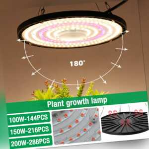 LED Pflanzenlampe Vollspektrum Wachstumslampe Grow Ringlicht für Zimmerpflanzen