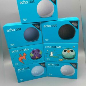 Amazon Echo Dot (5. Generation) Anthrazit Weiß Tiefseeblau - ohne Uhr oder Kids