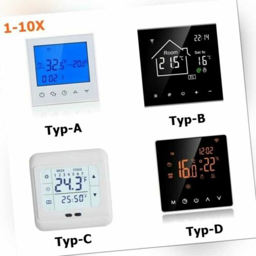 LCD Raumthermostat Digital Raumtemperaturregler Raumregler Fußbodenheizung WLAN