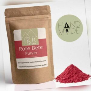 1kg Rote Bete Pulver, fein gemahlene Beete Rübe - natürliche Lebensmittelfarbe