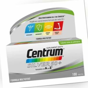 Centrum Silver 50+ Multieffekt-Vitamine u. Mineralien für Senioren 100 Tab.-126g