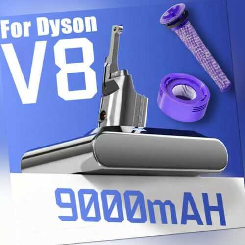 9000mAh Akku für Dyson V8 Absolute Animal Staubsauger  Ersatzbatterie / Filter✅