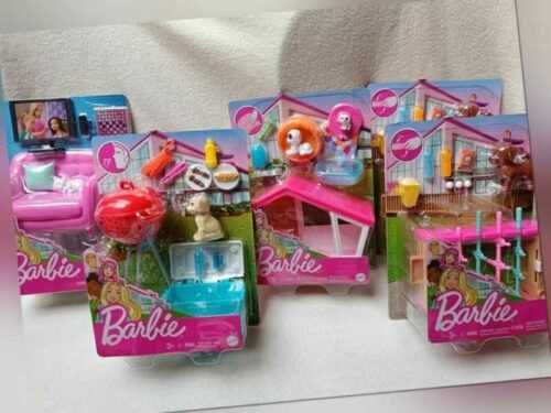 Barbie Spielset mit Haustier und Zubehör - NEU