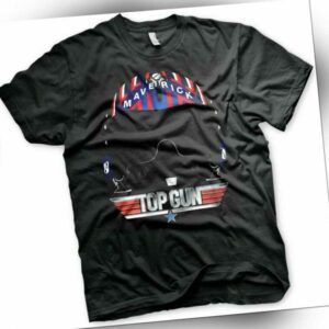 Top Gun Maverick Helmet T-Shirt Black