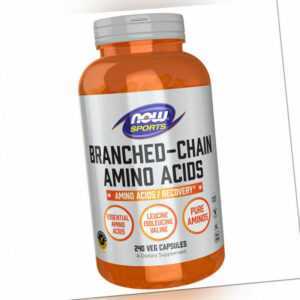 Now Foods, Branched-Chain Amino Acids BCAA, 240 Veg. Kapseln - Blitzversand
