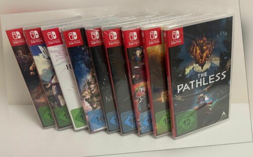 Nintendo Switch Spiele Auswahl- Pathless Persona Risen Moonscars Harvestella