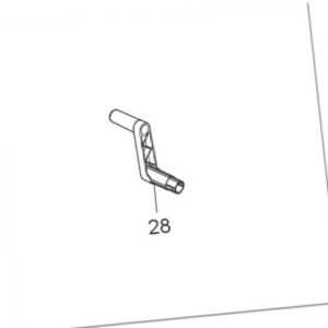 Nilfisk Handgriff Kurbel Griff für X-TRA Schlauchtrommel C-PG 130.2, C-PG 135.1