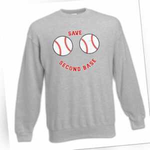Save Second Base Sweatshirt Pullover Shameless Kevin V Veronica Krebs Brustkrebs