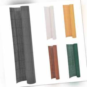 Sichtschutzzaun PVC Windschutz Sichtschutzmatte Zaun mehrere Auswahl vidaXL