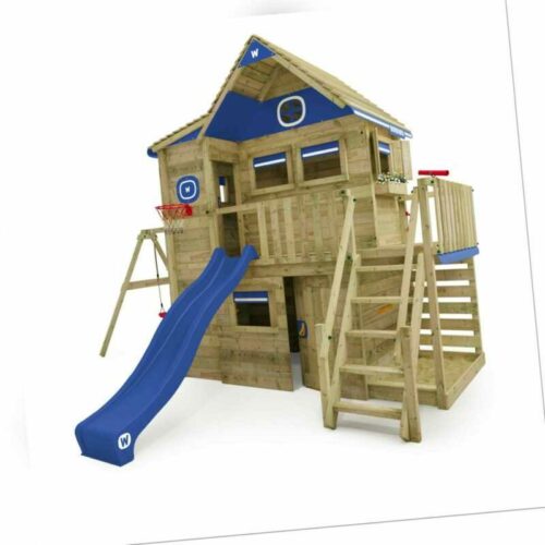 WICKEY Spielturm Stelzenhaus Smart ArtHouse - Spielhaus mit Schaukel & Rutsche
