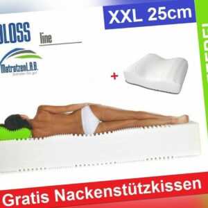 XXL 25cm 3D 7 ZONEN Kaltschaum Matratze KOLOSS H4 jedes Maß 80-180x200