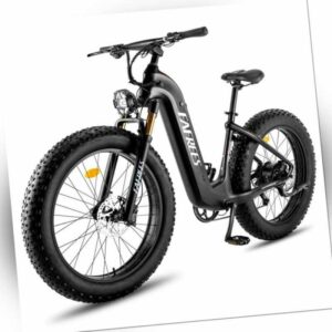 FAFREES 26 Zoll Elektrofahrrad Carbon E-Bike 1000W Fatnike E Mountainbike 22.5AH