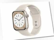 Apple Watch Series 8 Sportarmband 41 mm Aluminium GPS Smartwatch polarstern 🇩🇪