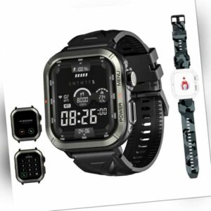 Blackview Smartwatch Luxus Herren Armband Herzfrequenz Pulsuhr Blutdruck Fitness