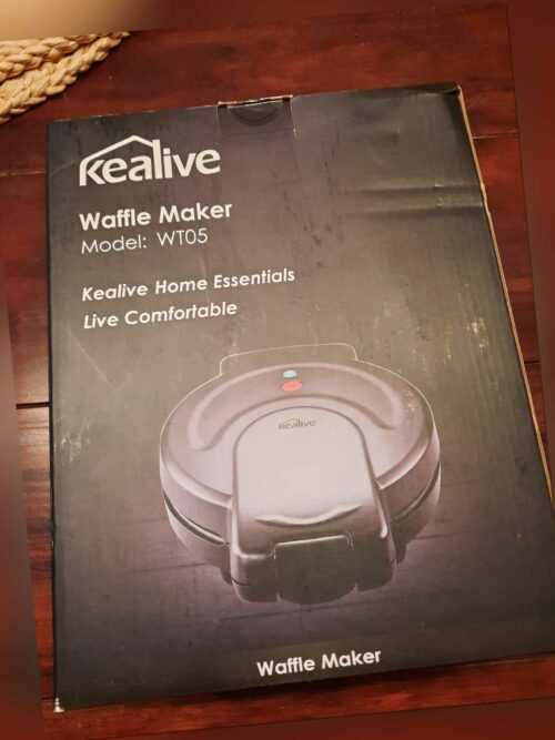 Kealive Waffle Maker Waffeleisen WT05