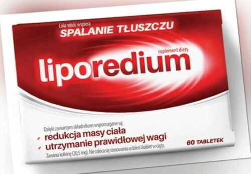 Liporedium Fettstoffwechsel Abnehmen Fatburner Gewichtsverlust 60 tableten