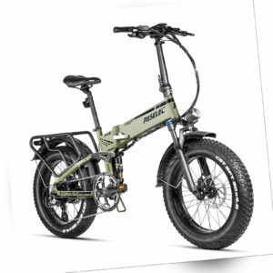 Elektrofahrrad 750W E-Faltrad Ebike 20'' Faltrad Klapprad Fahrräder Pedelec Grün