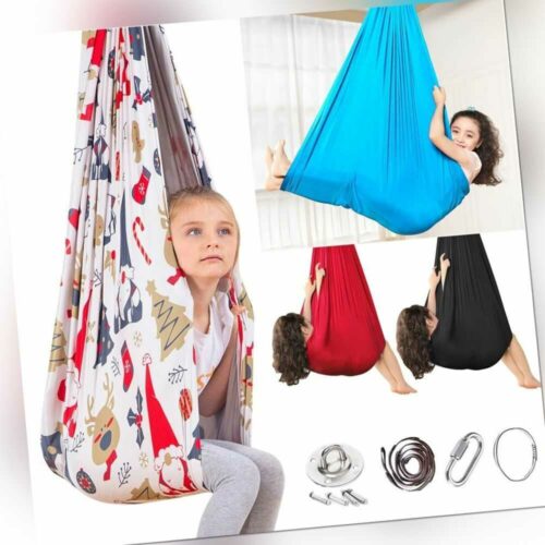 Kinder Schaukel Hängematte Indoor Yoga Therapie Kinder Autismus 280x150cm DE