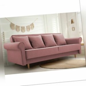 Couch mit Schlaffunktion und Bettkasten Klik-Klak System Modernes Design CHRIS