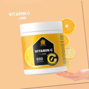 Vitamin C + Zink Kapseln STARKES Immunsystem -  hochdosiert - Angebotspreis