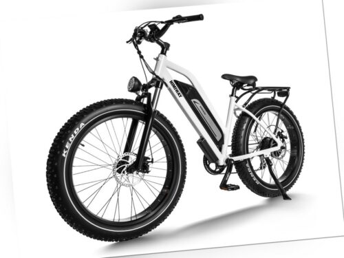Himiway Cruiser All Terrain E-Bike Fahrrad 250 Watt 17,5 LG Akku Step Thru