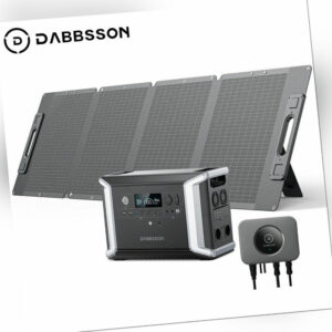 Dabbsson 2330Wh Solargenerator Notstromversorgung+Wechselrichter＆210W Solarpanel