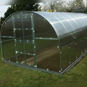 Gewächshaus KLASIKA 24 (3x8m) mit fundamenten und 6mm Polycarbonat;