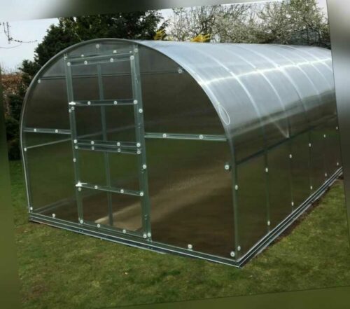 Gewächshaus KLASIKA 24 (3x8m) mit fundamenten und 6mm Polycarbonat;