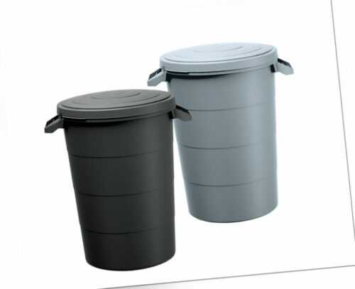 Wasser Tank 80 L Deckel + Griff - 2 Farben - Universal Regen Garten Müll Tonne