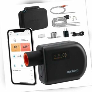 INKBIRD Grillgebläse ISC-027BW Wi-Fi Bluetooth BBQ Smoker Controller Temperatur