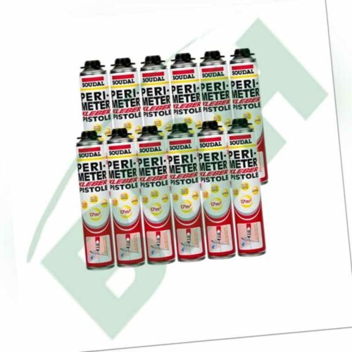 SOUDAL Perimeterkleber Pistolenschaum 12 x 750 ml