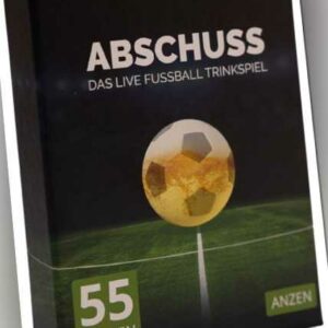 ABSCHUSS - Live Fussball Trinkspiel | Geschenk für Männer / Fans | NEU/OVP