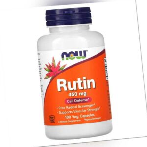 Rutin 450 mg 100 Kapseln Now Foods