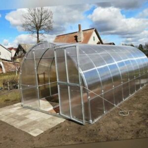 Gewächshaus KLASIKA TUBE 3x4m mit fundamenten und 4mm Polycarbonat