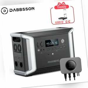 Dabbsson 2300Wh Powerstation Mobile Stromversorgung Off-grid LiFePO4 Home Backup