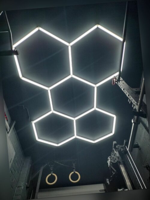 LED RGB Sechseck Garage Licht Wabe Lichter für Werkstatt Turnhalle Gaming Zimmer