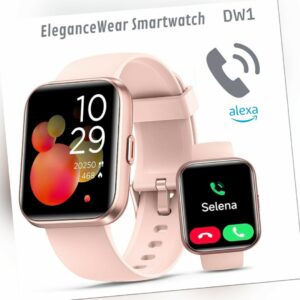 Smartwatch DW1 für Damen mit Telefonfunktion, Alexa, Gesundheitsüberwachung