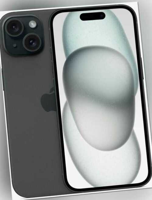 Apple iPhone 15 - 128GB - Black/schwarz - 6,1"/Sim+E-Sim/5G- NEU/OVP(versiegelt)