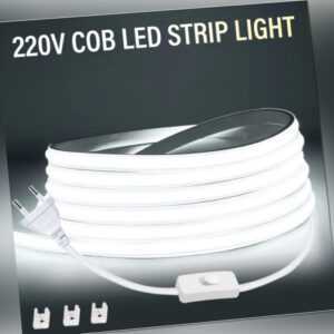COB LED Stripe Leiste Streifen Band Leuchte Lichterkette keine Lichtpunkte 220V