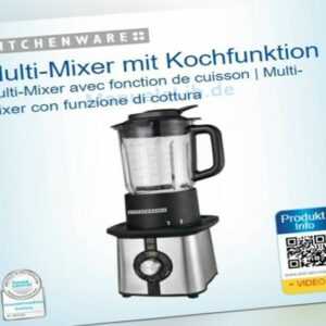 KITCHENWARE Multi-Mixer mit Kochfunktion KW7000 (Handbuch in der Beschreibung)