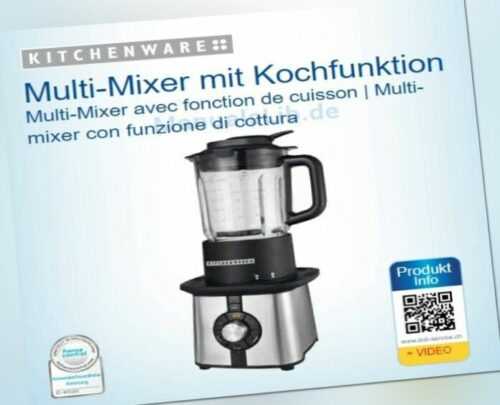 KITCHENWARE Multi-Mixer mit Kochfunktion KW7000 (Handbuch in der Beschreibung)