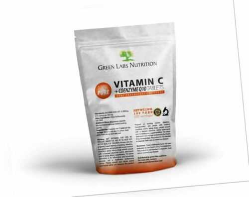 Vitamin C 900mg und Coenzyme Q10 100mg Tabletten Antioxidanten
