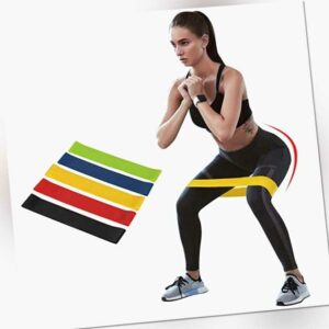 Fitnessband Latex Loop pilates Widerstandsbänder Gymnastik Sport Yoga booty band