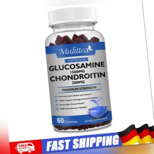 Glucosamin-Chondroitin mit Hyaluronsäure Joint 1500mg & Mobility Supplement DE