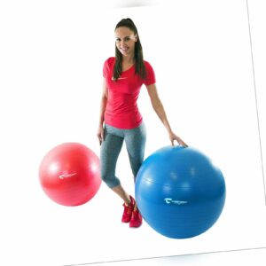 Gymnastik Ball Durchm 75cm Aerobic Fitness Workout Sitzball Schreibtischstuhl