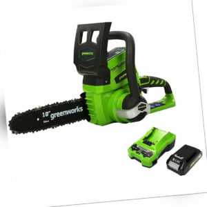 24V Akku Kettensäge 25cm Greenworks G24CS25 mit 2Ah Batterie & Ladegerät