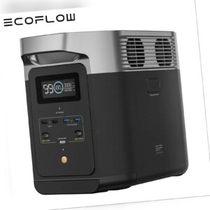 ECOFLOW DELTA 2 PowerStation 1024Wh 2400W Max Outdoor Tragbare Solargenerator