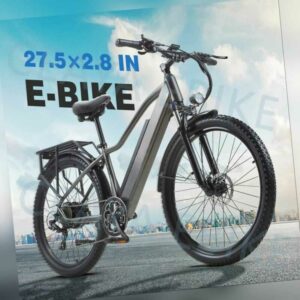 Elektrofahrrad E-Bike 27.5 Zoll 18AH Shimano 8 Speed Pedelec Citybike 45km/h