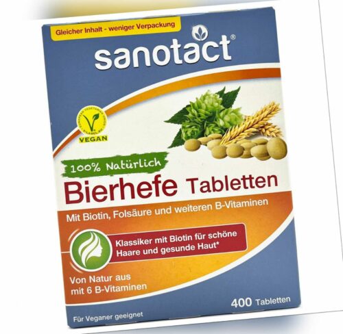 Sanotact Bierhefe Tabletten (400 Stk.)